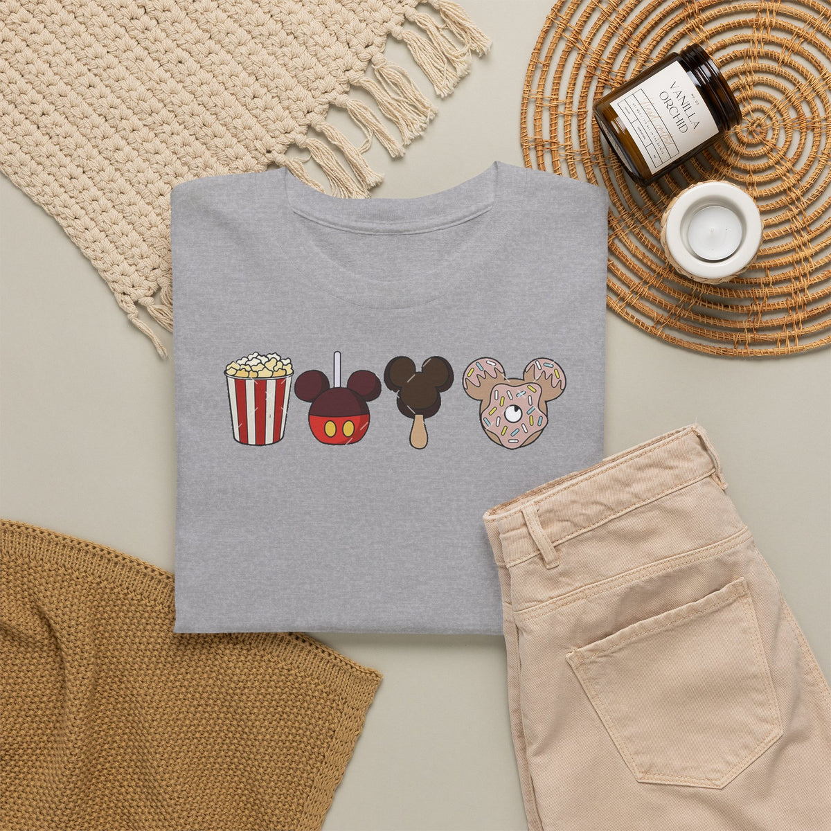 Disney snacks inspired Unisex Heavy Cotton Tee