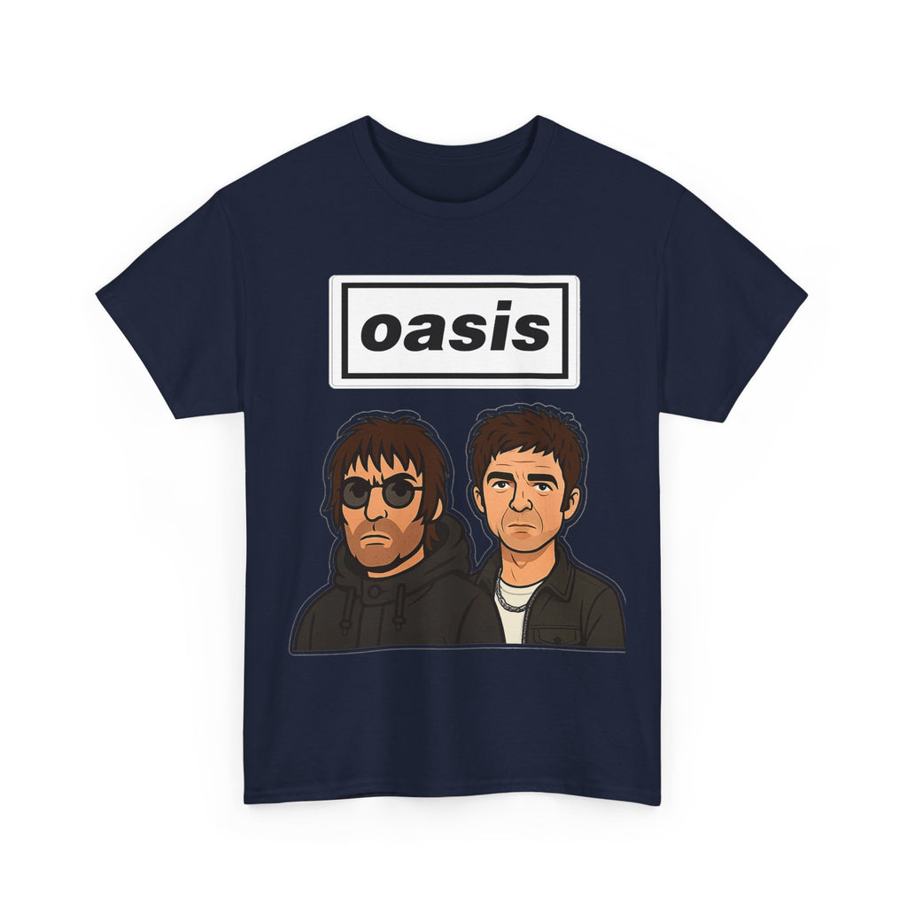 Oasis Inspired Unofficial Band Logo Tee — 'oasis' Graphic T-Shirt