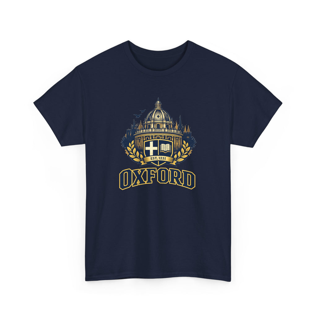 Oxford Crest T-Shirt — Vintage University Graphic Tee