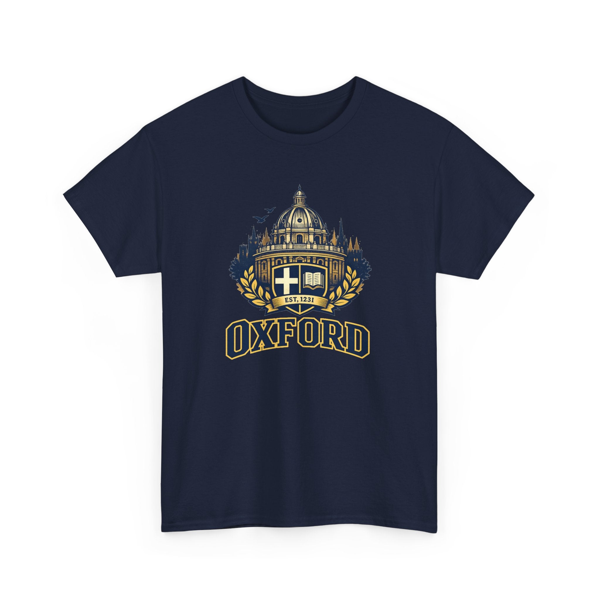 Oxford Crest T-Shirt — Vintage University Graphic Tee