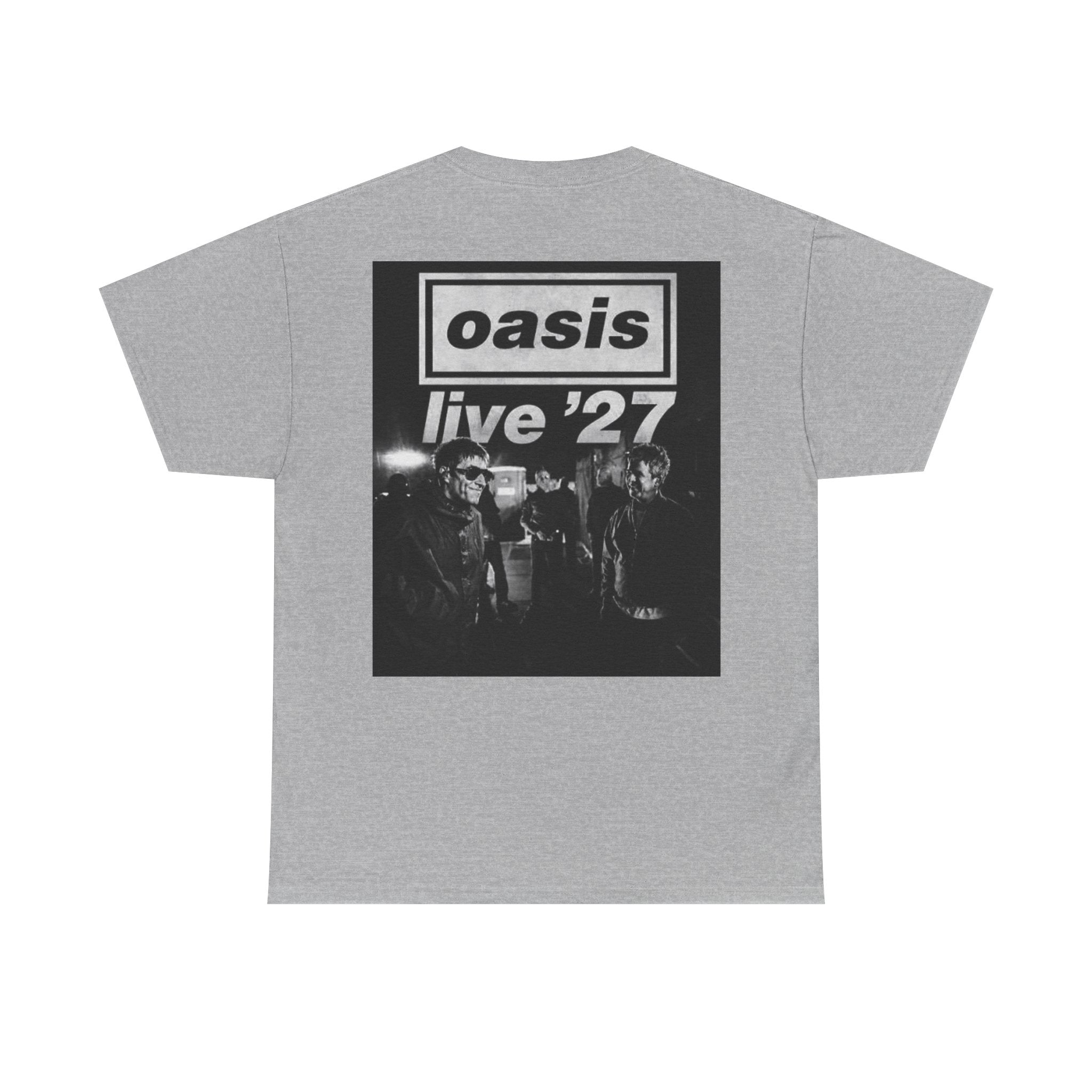 Oasis 'Live '27' Band Tee — Vintage Rock Concert T-Shirt