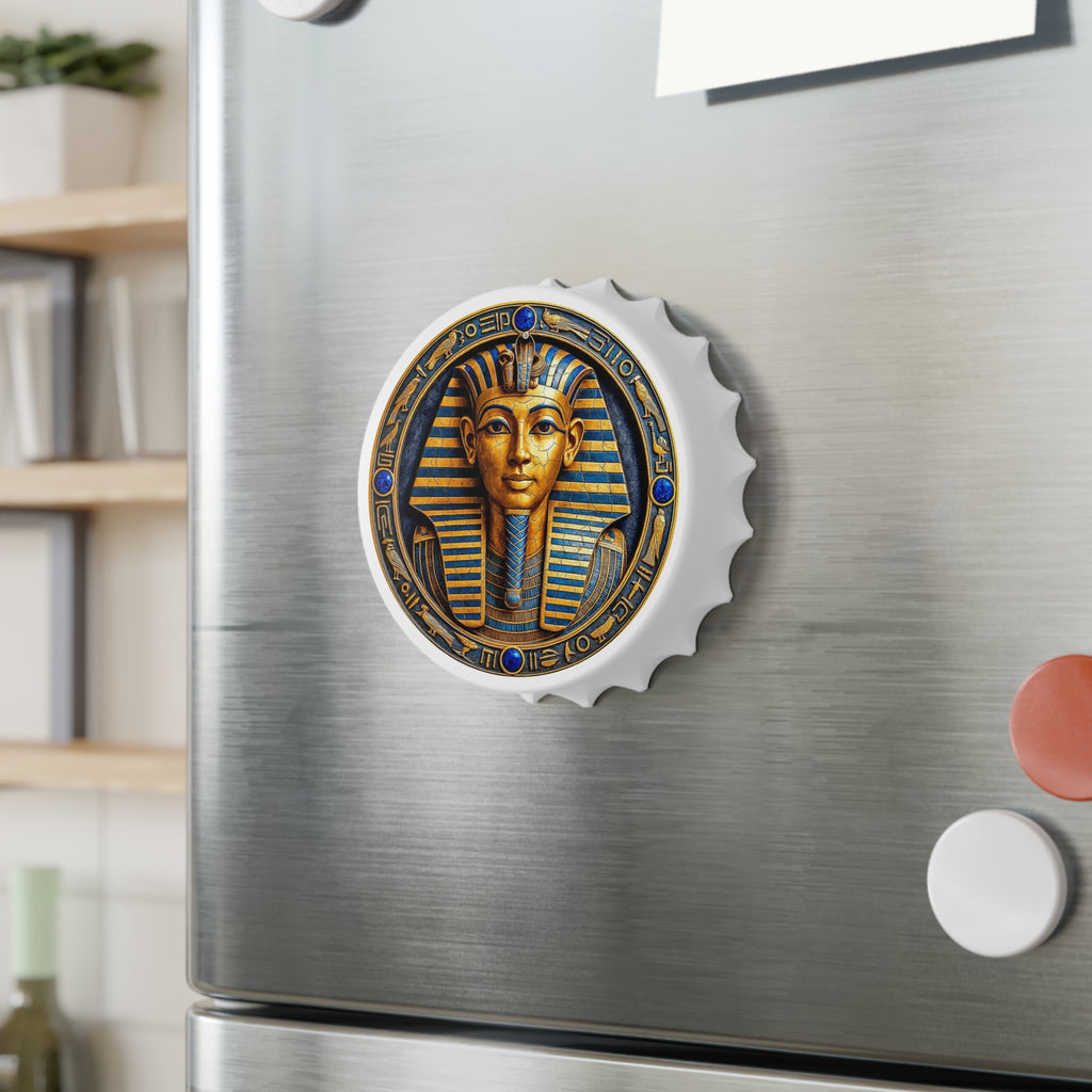 Egyptian Pharaoh Bottle Opener — Tutankhamun-Inspired Metal Bottle Cap Opener