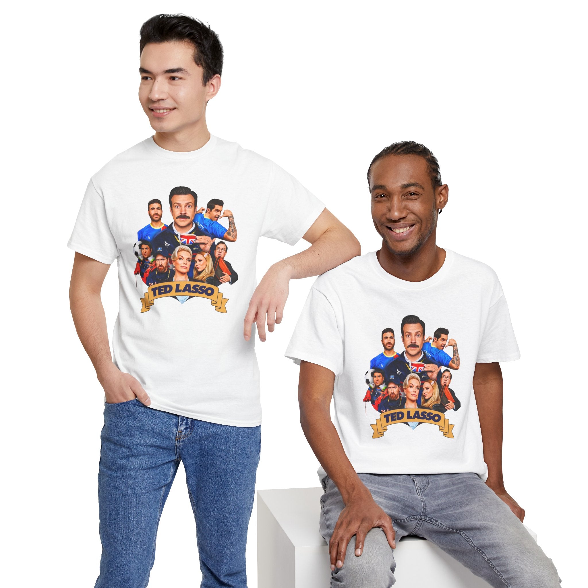 Ted Lasso Inspired Cast Graphic Tee — TV Show Fan Shirt