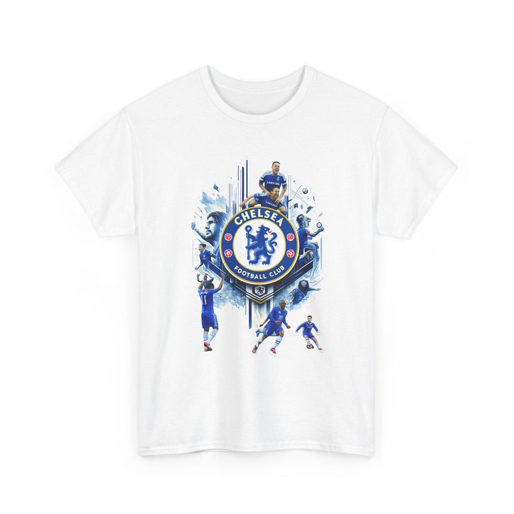 Chelsea FC Crest Players T-Shirt — Blue Football Fan Tee