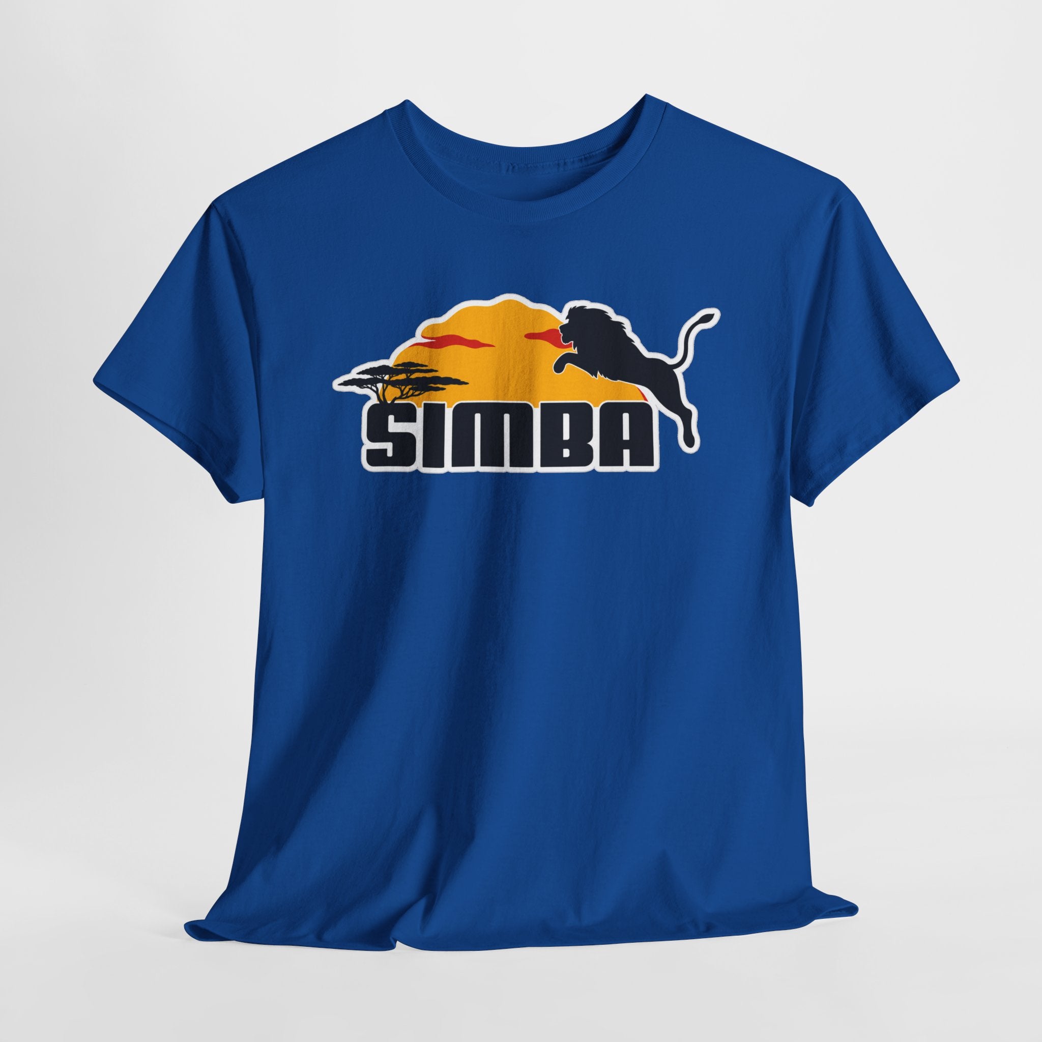 Simba Sunset Graphic Tee — Lion Silhouette Safari T-Shirt