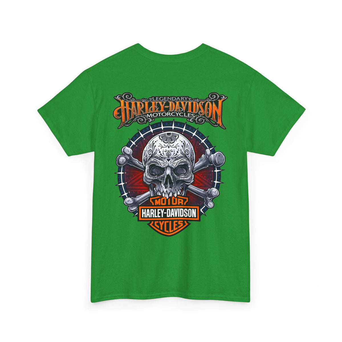 Harley-Davidson Skull Logo Cotton T‑Shirt
