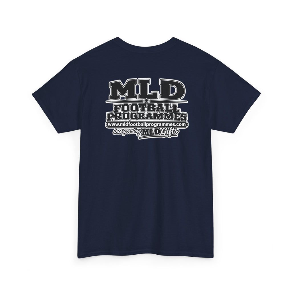 MLD Football Programmes Tee — Retro Sports Logo T-Shirt