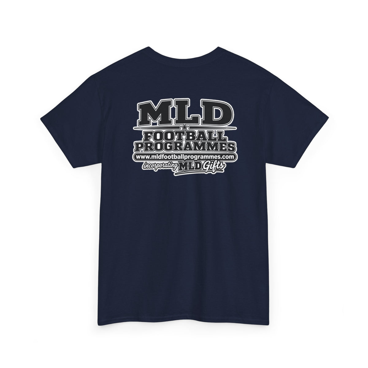MLD Football Programmes Tee — Retro Sports Logo T-Shirt