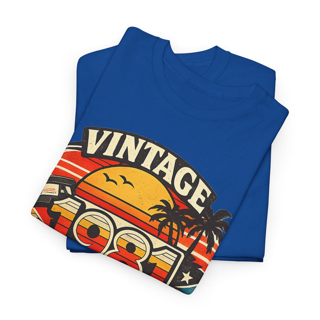 Vintage 1981 Retro Tee — 80s Nostalgia Graphic T-Shirt