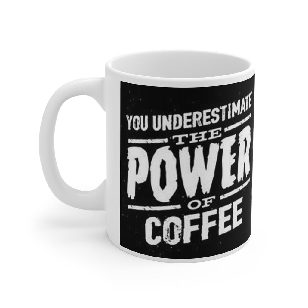 You Underestimate the Power of Coffee Darth Vader Black Ceramic Coffee Mug (11oz/15oz)