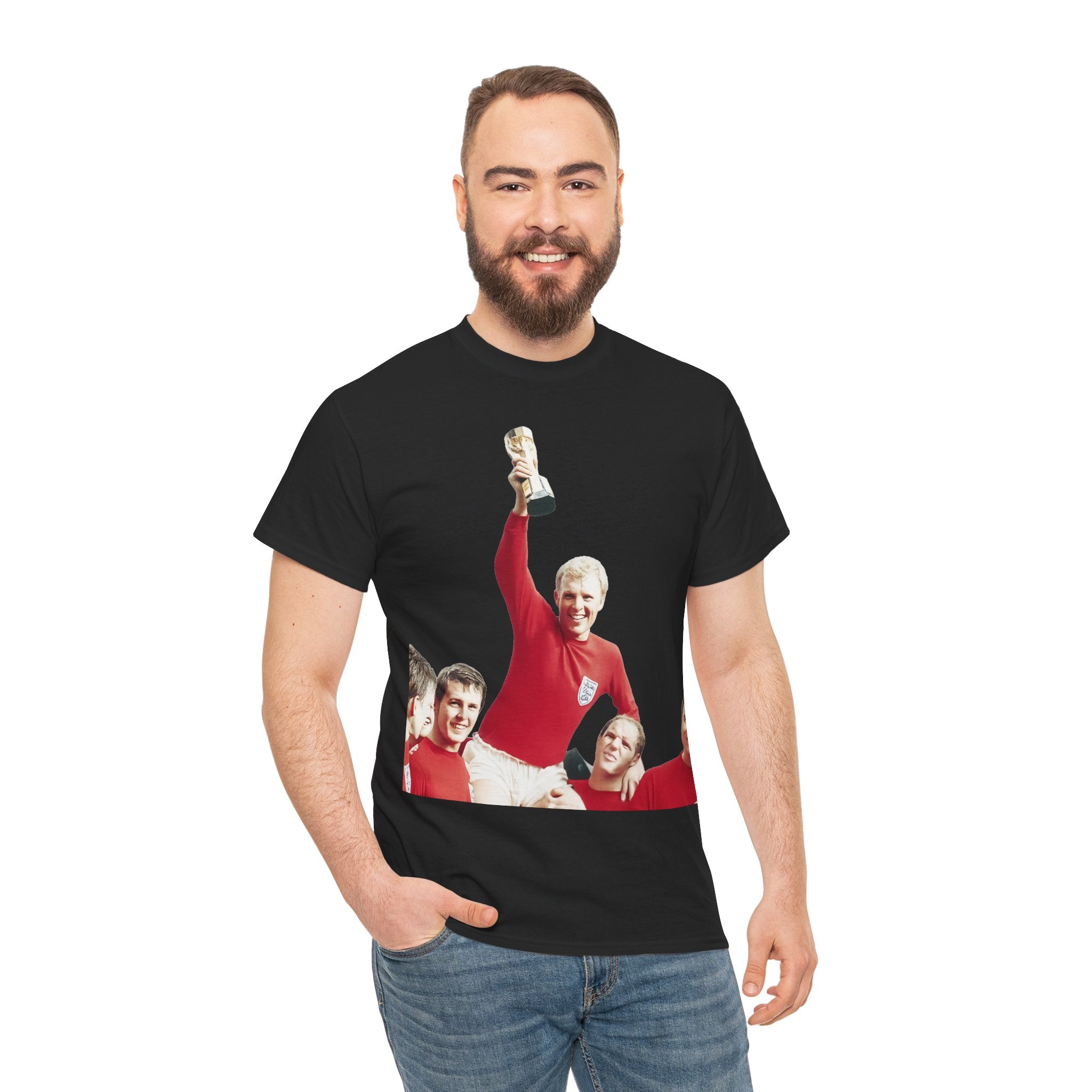 England 1966 World Cup Winners Tee — Retro Team Celebration T-Shirt