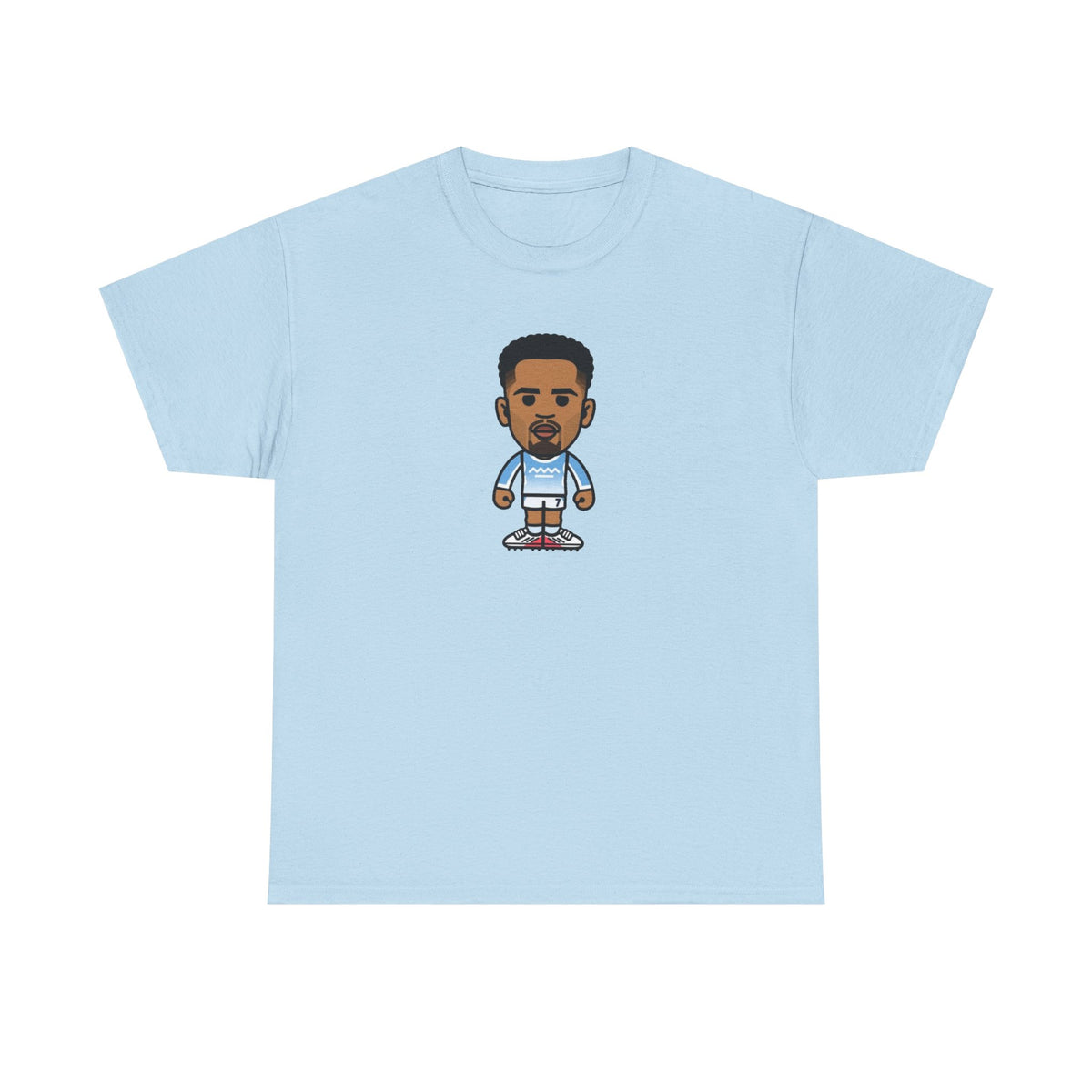Iliman Ndiaye Manchester City Cartoon Cotton T-Shirt