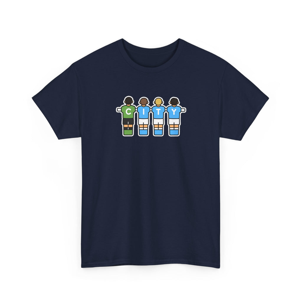 City Soccer Team Tee — Retro Foosball Players Graphic T-Shirt