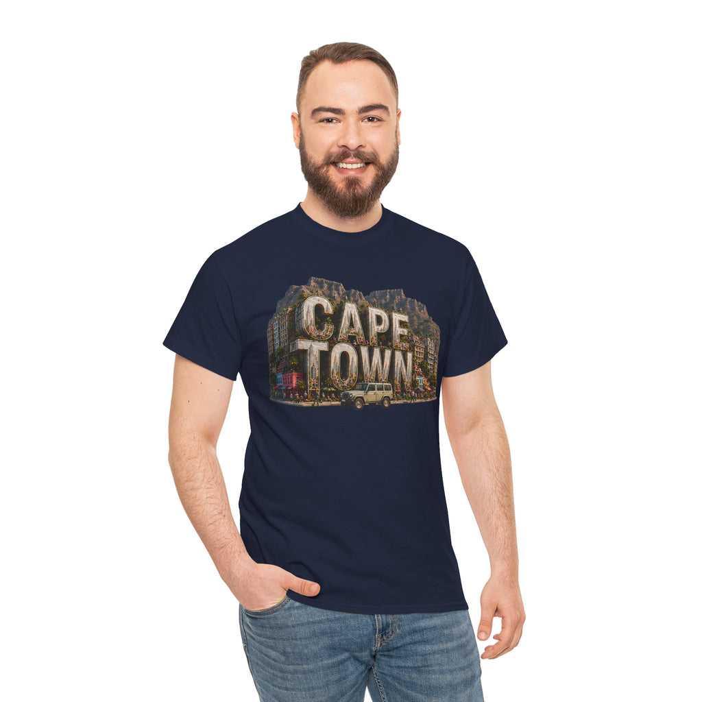Cape Town Vintage Photo Tee — South Africa Travel Souvenir T-Shirt