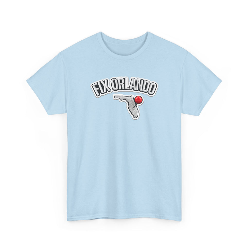 Fix Orlando T-Shirt — Florida Map with Bowling Pin Local Pride Tee
