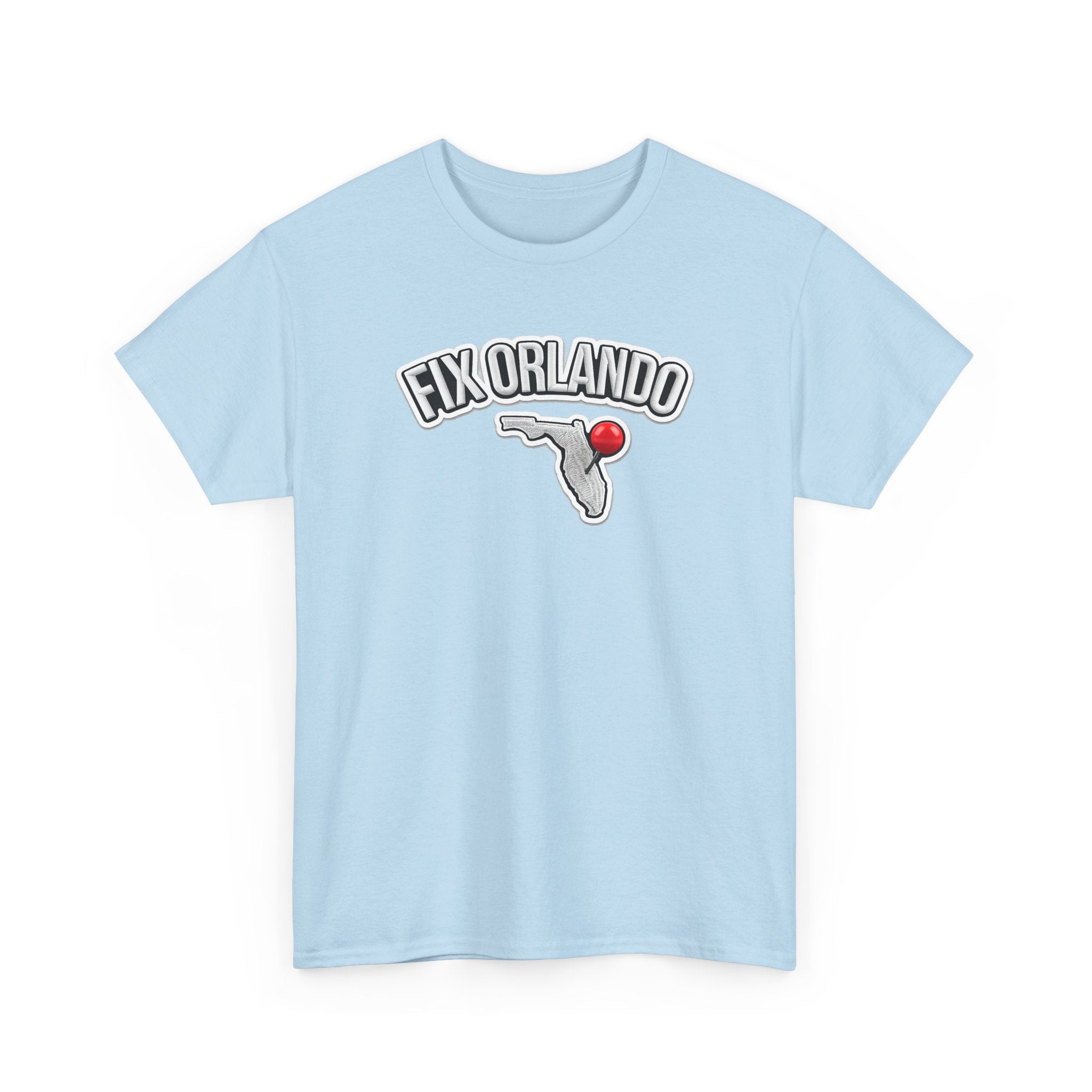 Fix Orlando T-Shirt — Florida Map with Bowling Pin Local Pride Tee
