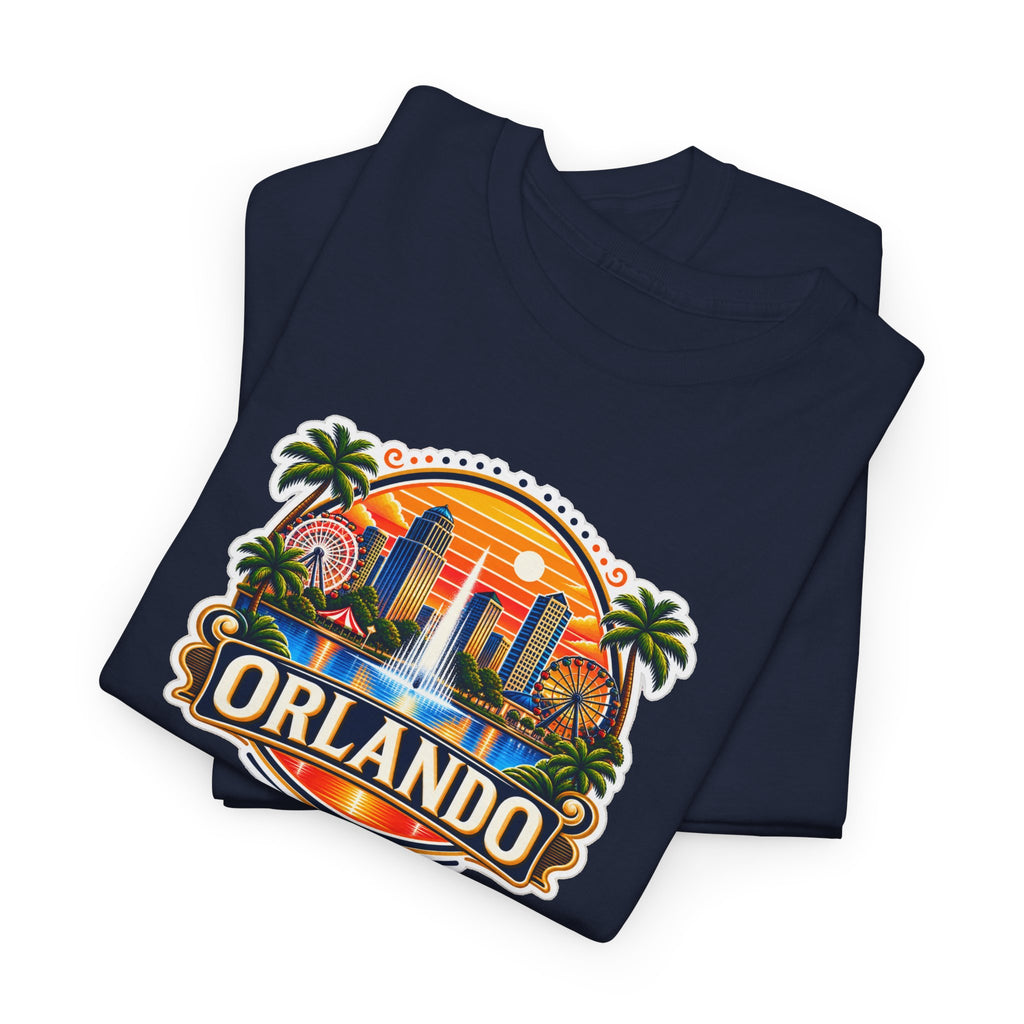 Orlando Sunset Logo Cotton T-Shirt