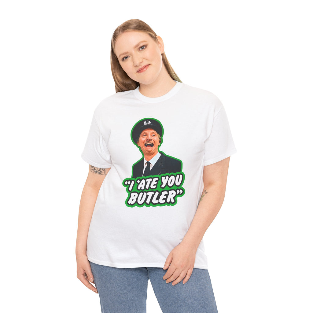 I Ate You Butler T-Shirt — Funny Retro Butler Graphic Tee
