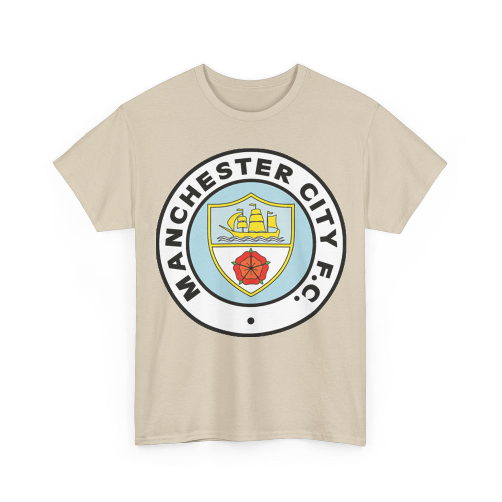 Manchester City F.C. Retro Crest T-Shirt – Retro Football Fan Tee