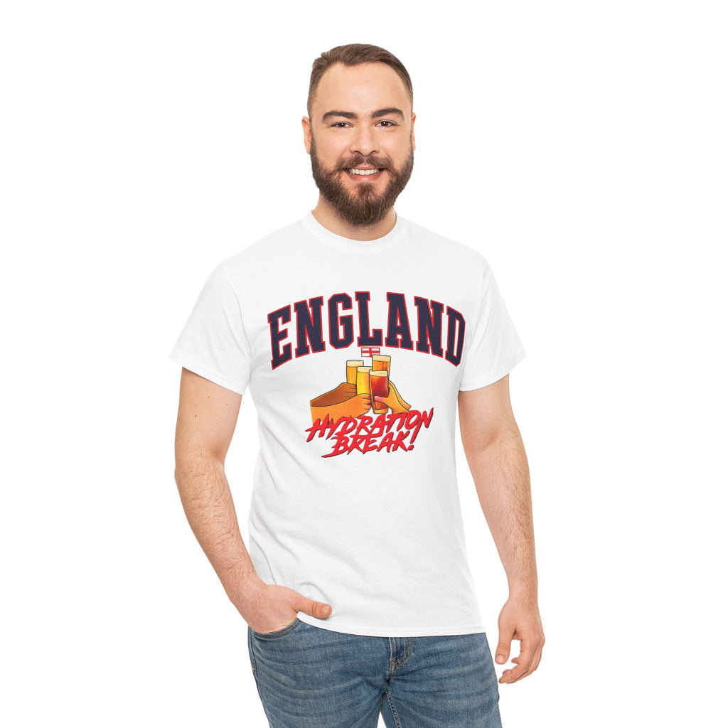 England Hydration Break T‑Shirt — "I'm Having an Hydration Break" Sports Tee
