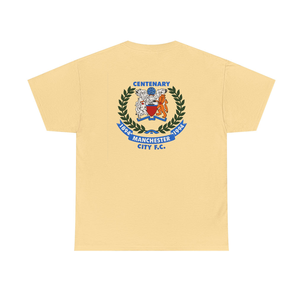 Centenary Manchester City FC Crest Tee — 1894–1994 Commemorative Shirt
