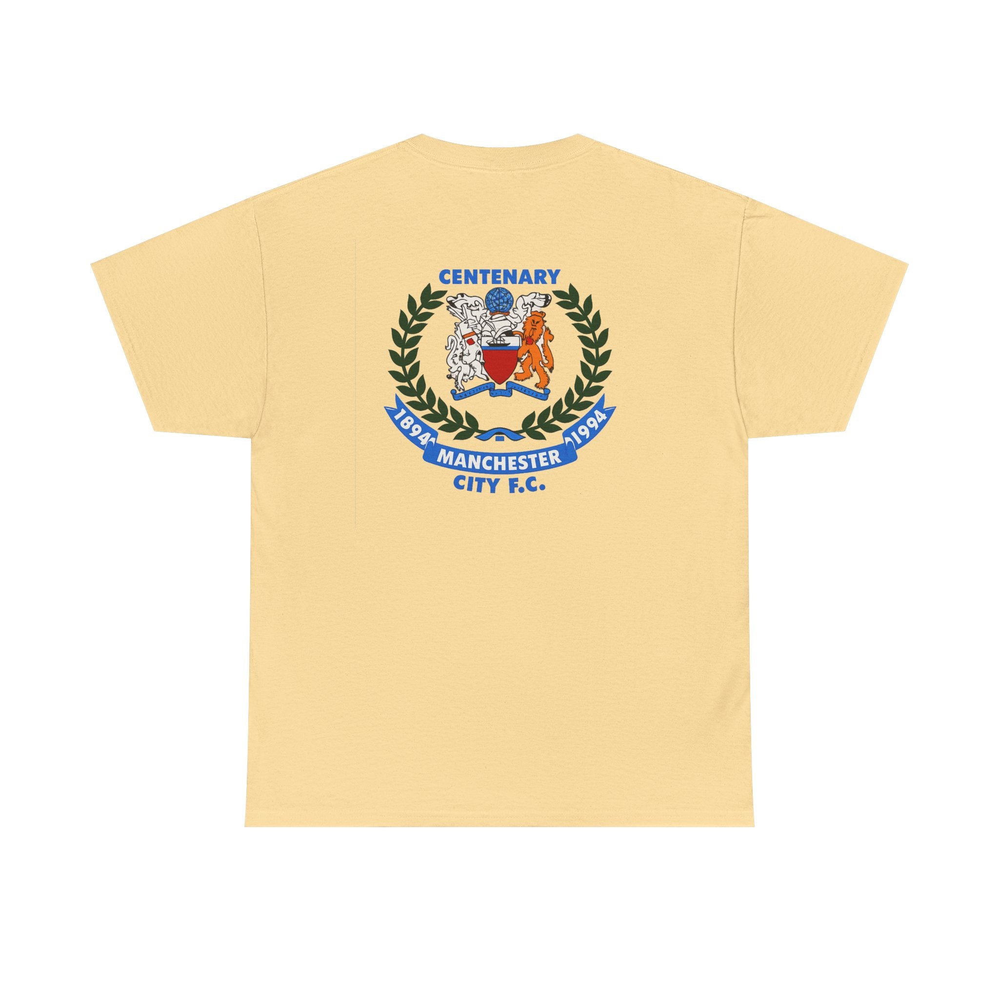 Centenary Manchester City FC Crest Tee — 1894–1994 Commemorative Shirt