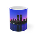 New York City Skyline Coffee Mug — Twilight Urban Landscape Ceramic Mug (11oz & 15oz)