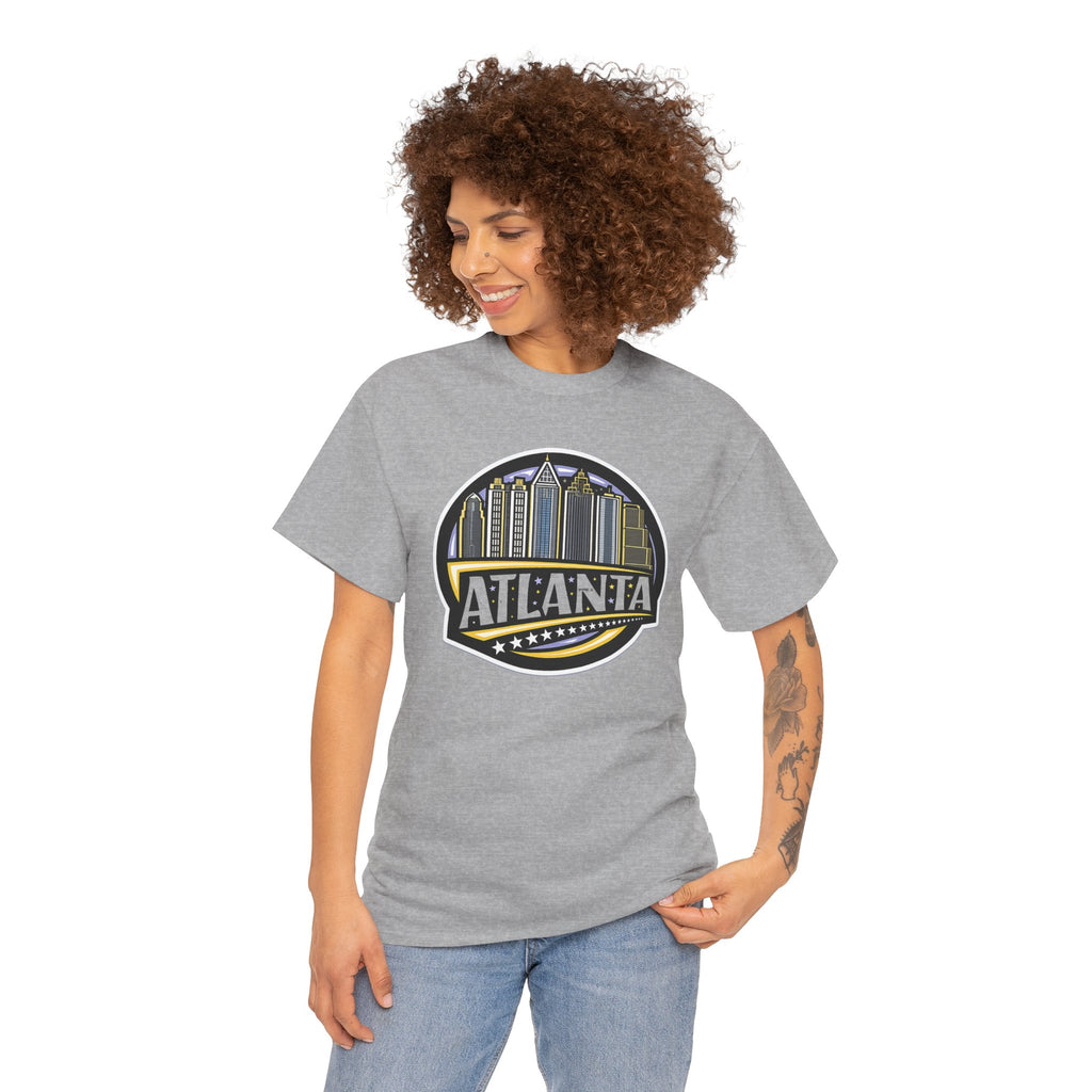 Atlanta Skyline Tee — Vintage City Badge Graphic T-Shirt