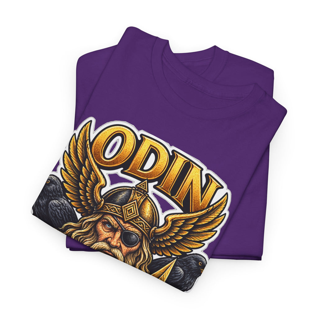 Odin Viking Cotton T-Shirt — Norse God Graphic Tee