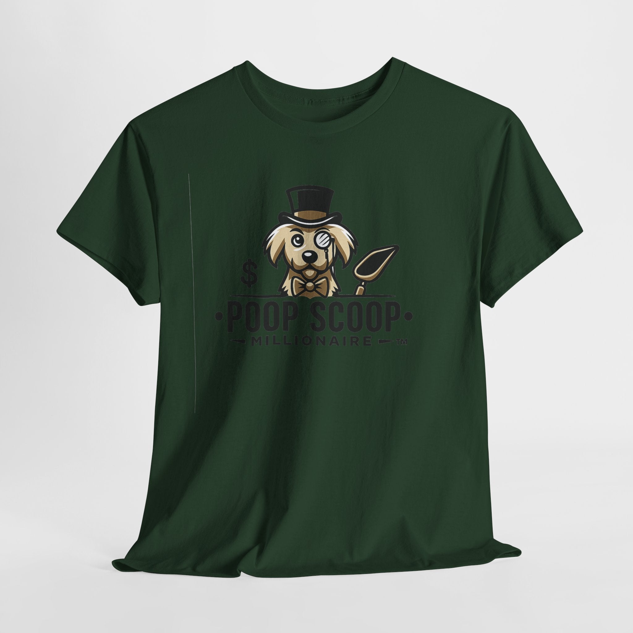 Poop Scoop Millionaire T-Shirt — Funny Dog Poop Scooping Tee