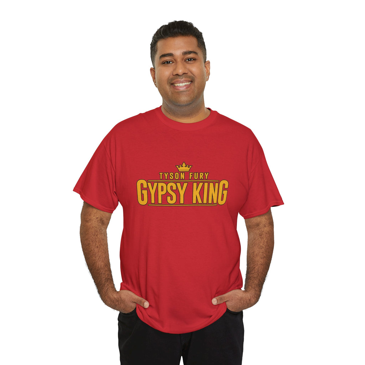 T-Shirt — "Gypsy King" Retro Crown Boxing Tribute Tee