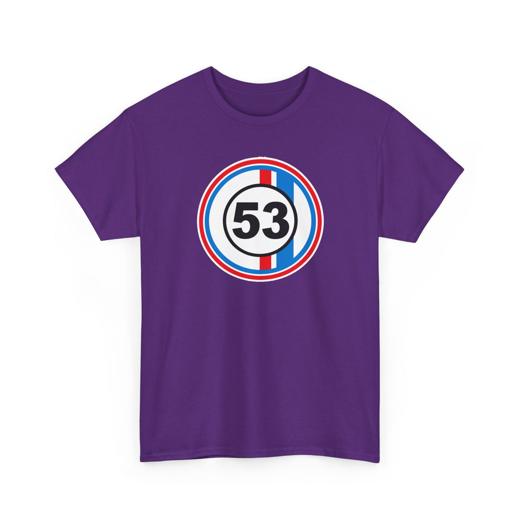Racing Stripe Number 53 Cotton T-Shirt / Tee