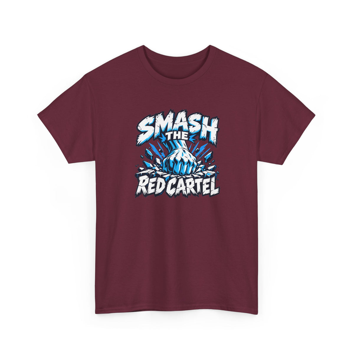 Smash the Red Cartel Unisex Heavy Cotton T-Shirt / Tee