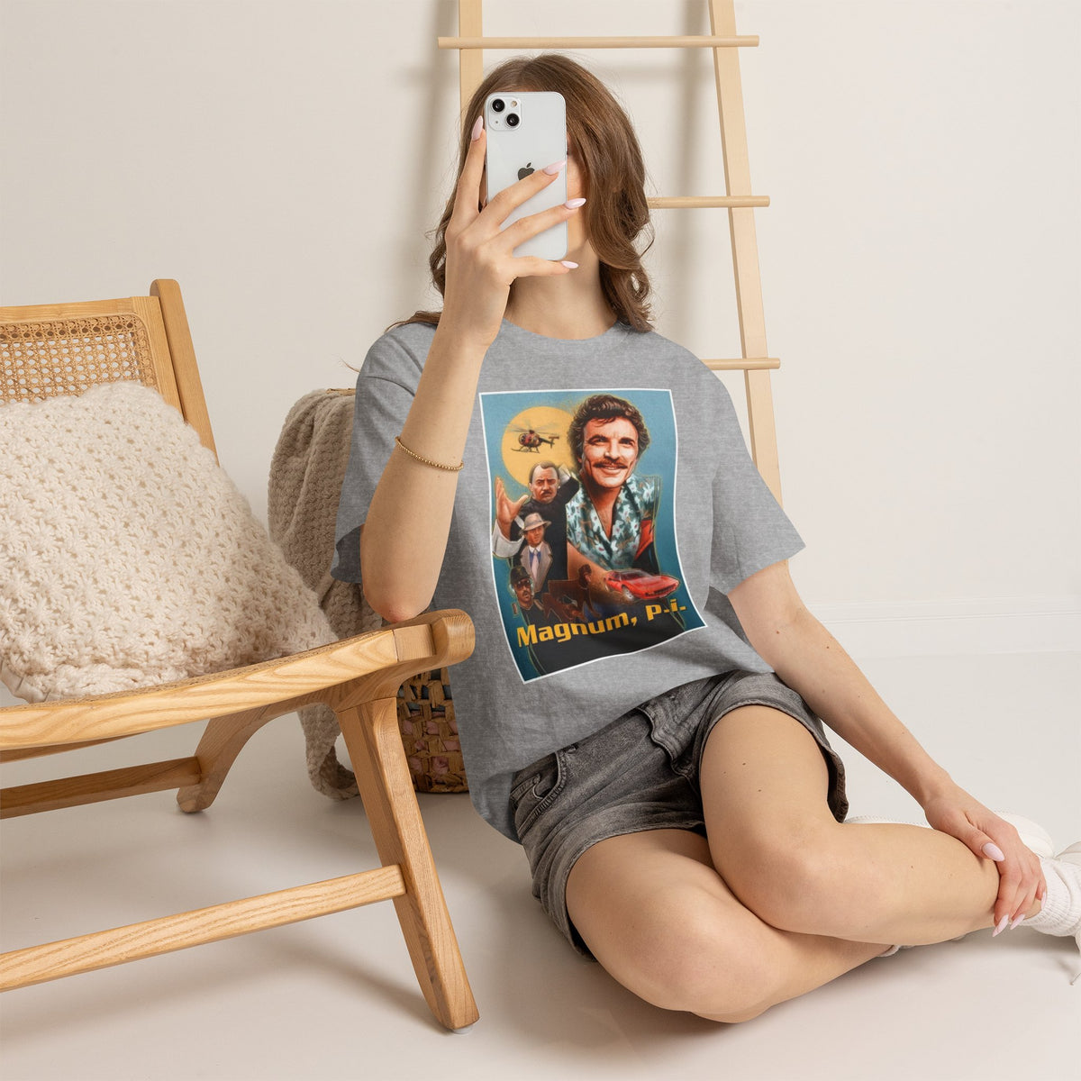 Magnum, P.I. Retro TV Show Inspired Cotton T-Shirt