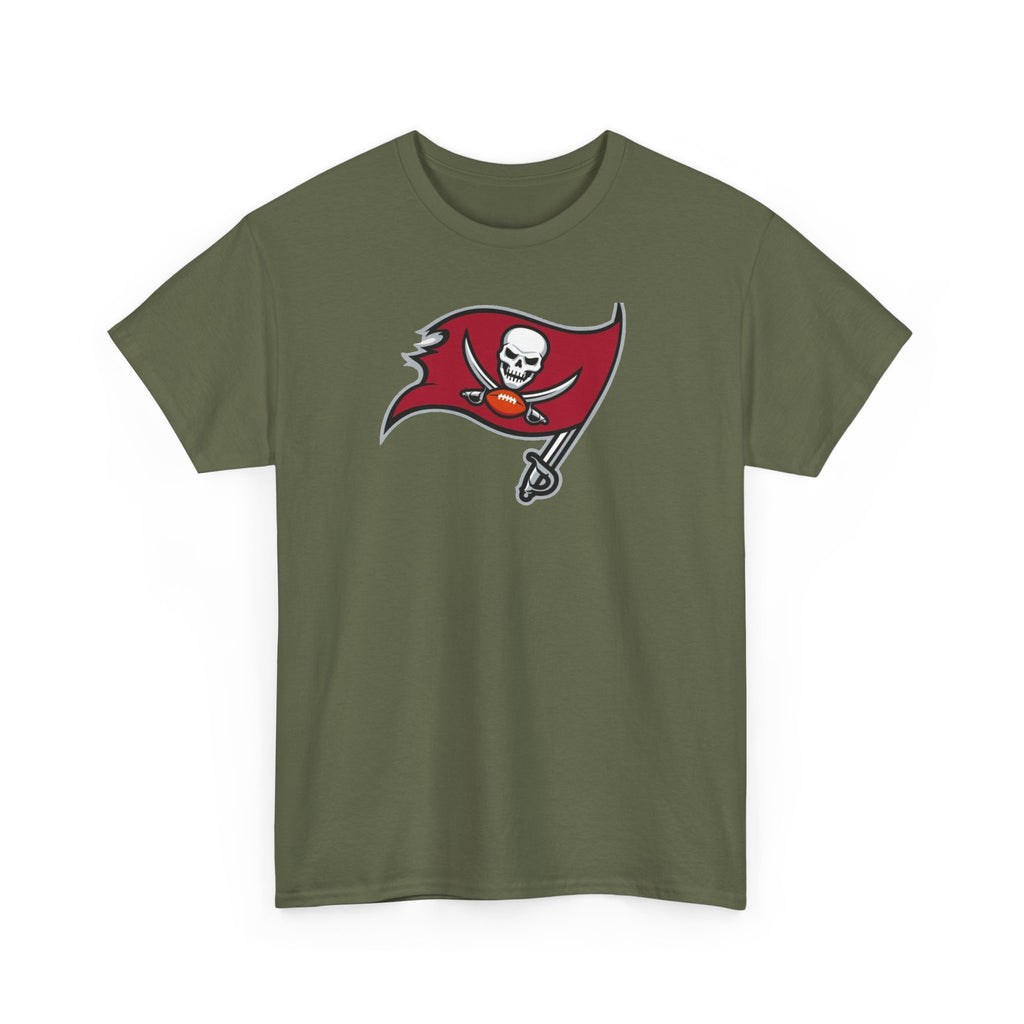 Tampa Bay Buccaneers Flag T-Shirt — Football Pirate Logo Tee