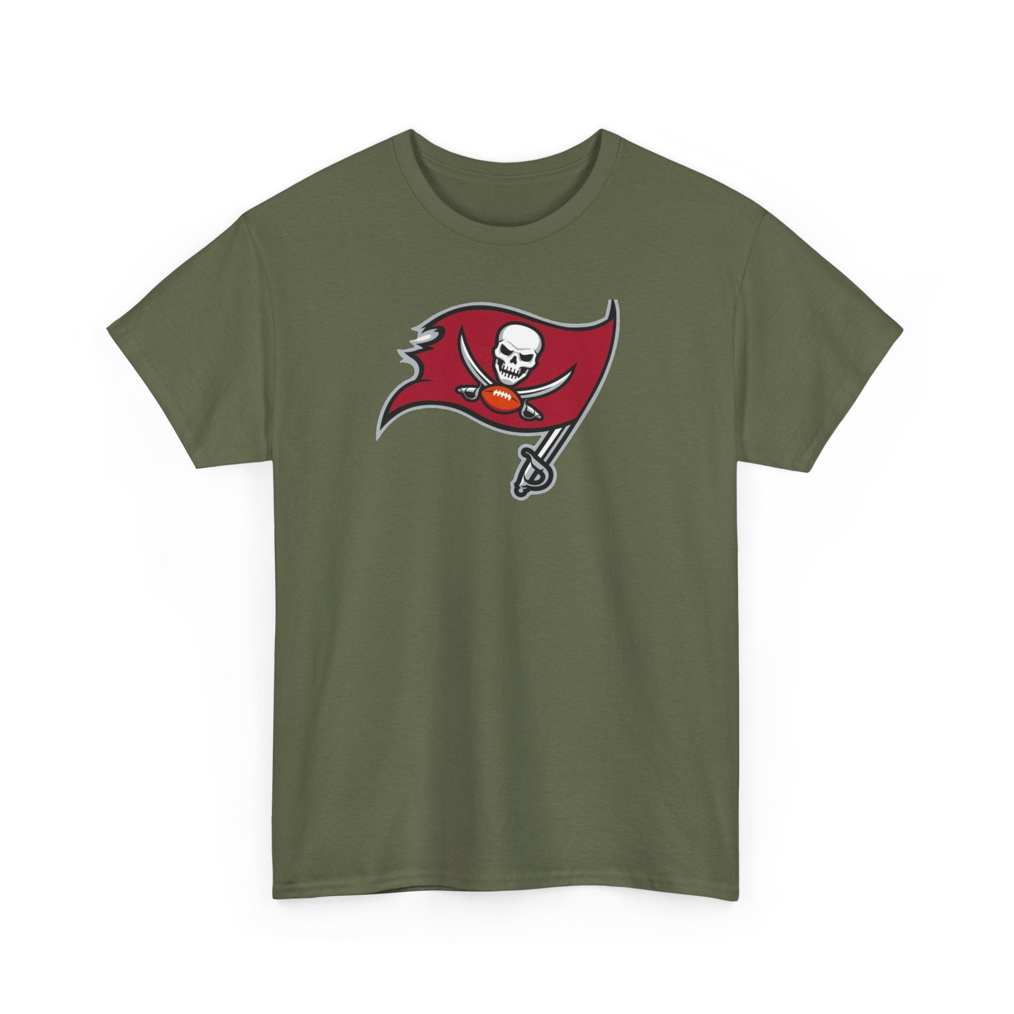 Tampa Bay Buccaneers Flag T-Shirt — Football Pirate Logo Tee