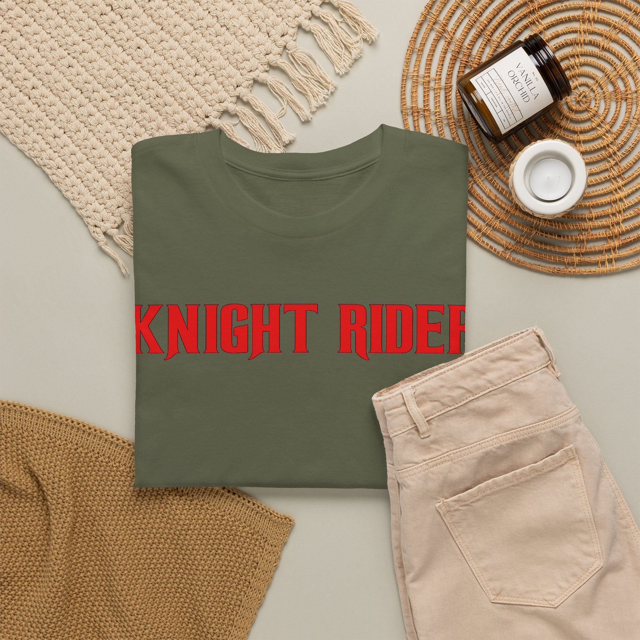 Knight Rider Tee — Retro TV Car Graphic T-Shirt