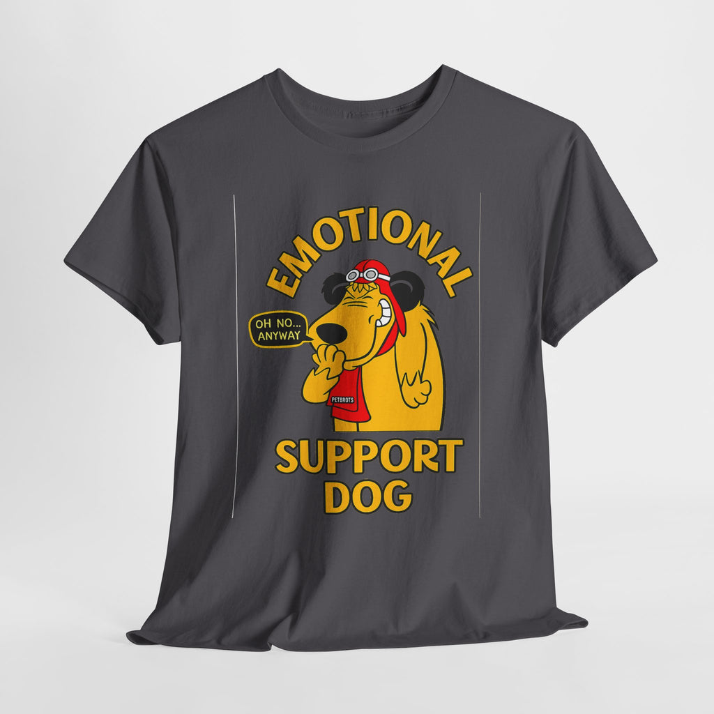 Emotional Support Dog T-Shirt — Cute Cartoon Comfort Pup Tee