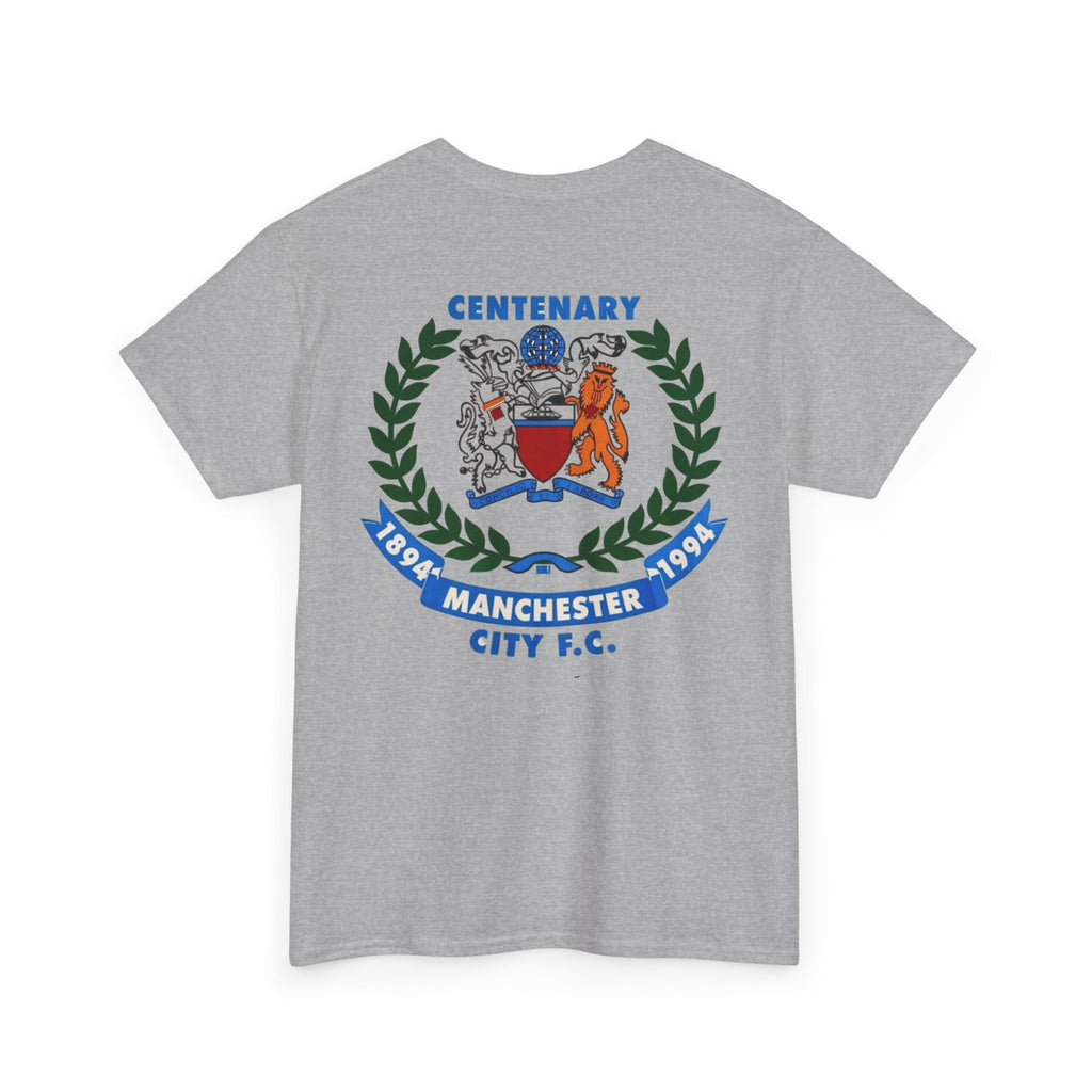 Manchester City F.C. Centenary Crest Tee — 1894–1994 Football Club Shirt