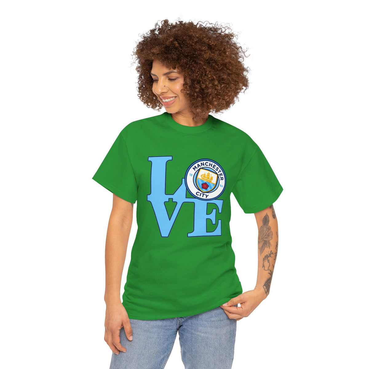 Manchester City LOVE Cotton T-Shirt