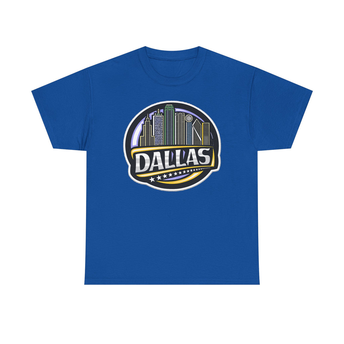 Dallas Skyline Tee — Vintage City Skyline Graphic T-Shirt