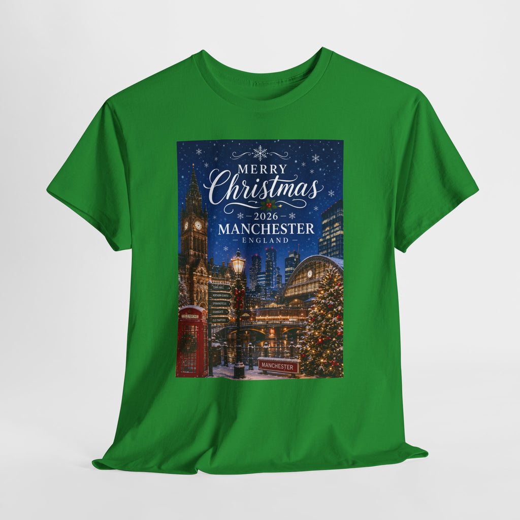 Manchester Christmas Tee — Merry Christmas 2026 Holiday T‑Shirt