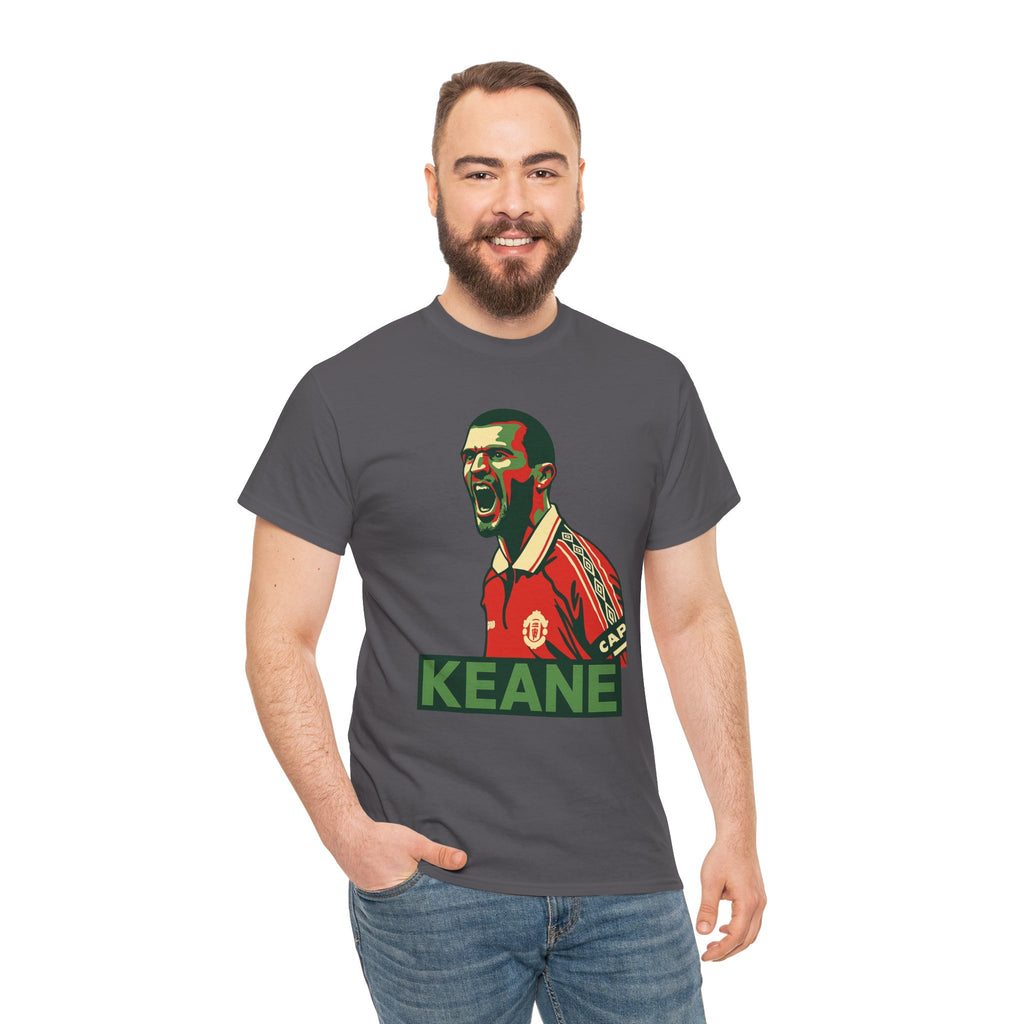 Roy Keane Retro Soccer Tee - Iconic Football Legend Graphic Shirt