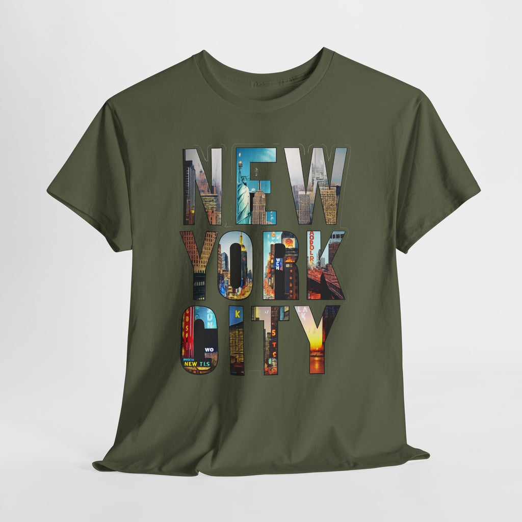 New York City Photo-Block Tee — Vintage Skyline Graphic T-Shirt