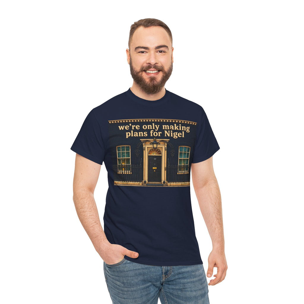“We’re Only Making Plans for Nigel” Graphic T‑Shirt