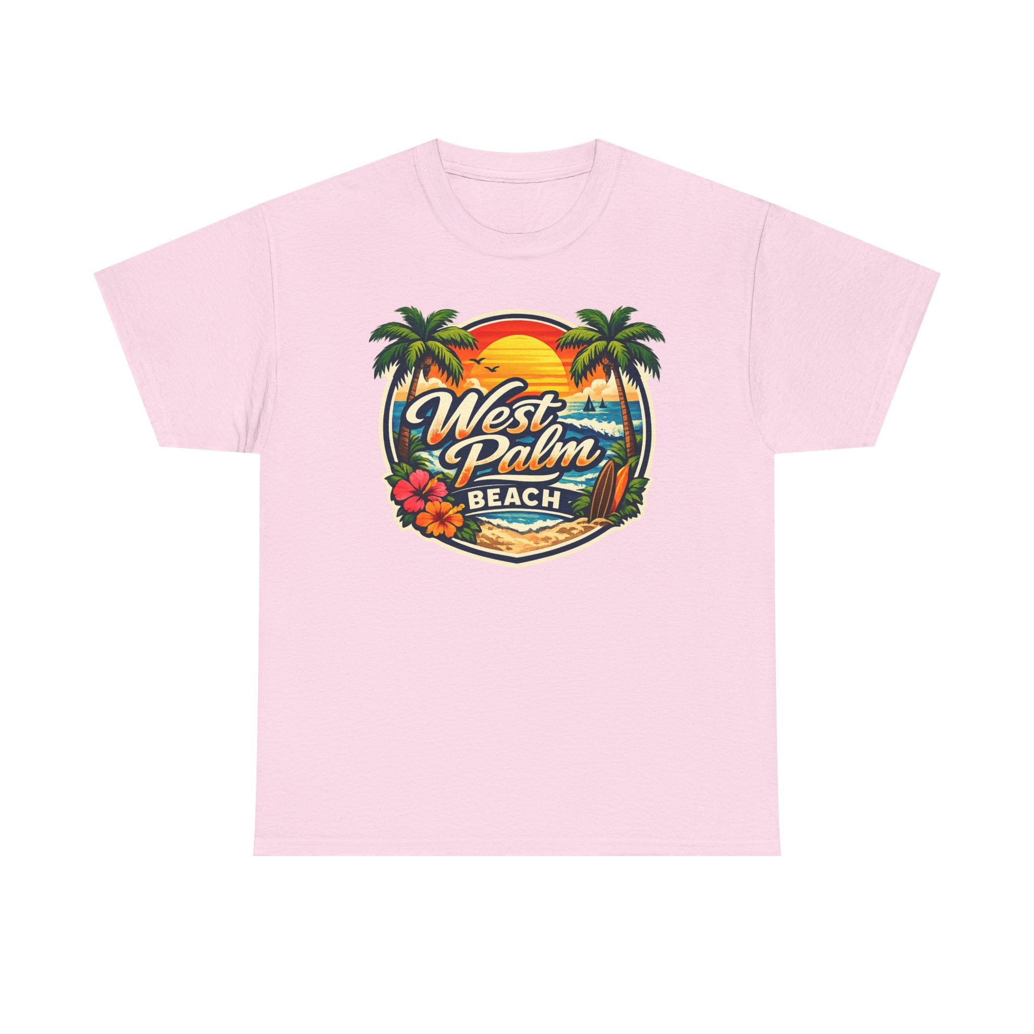 West Palm Beach Retro Sunset T-Shirt