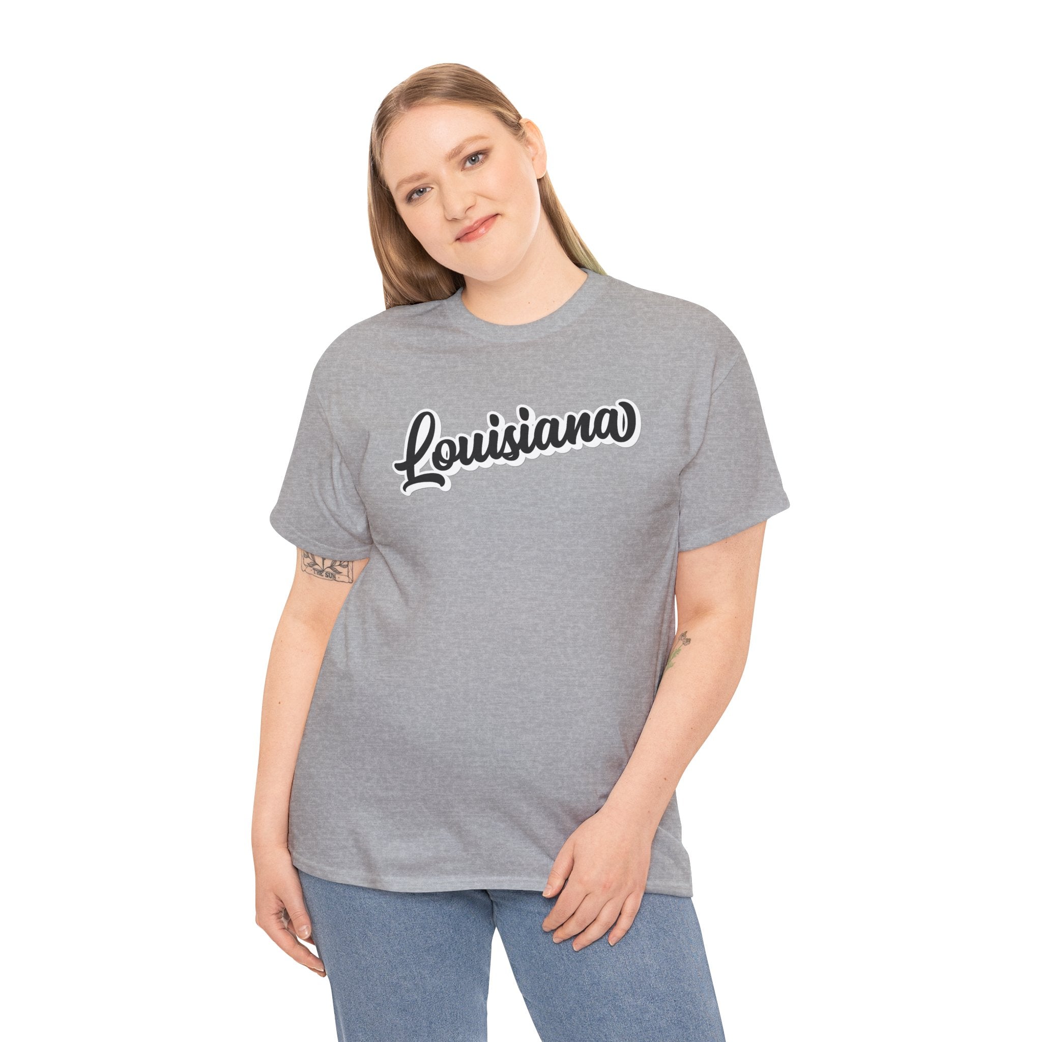 Louisiana Script Cotton T-Shirt