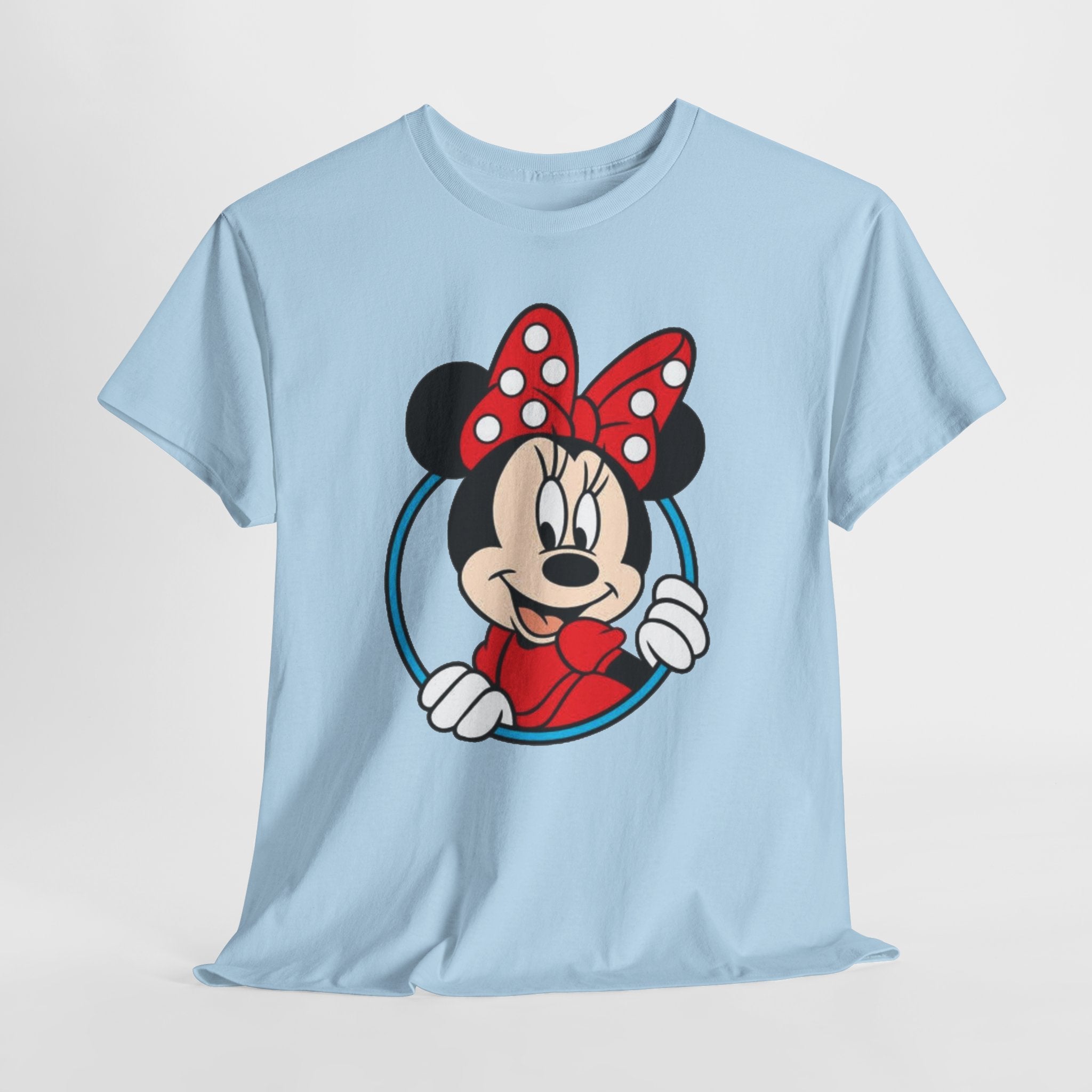Minnie Mouse Retro Peeking Cotton T-Shirt / Tee