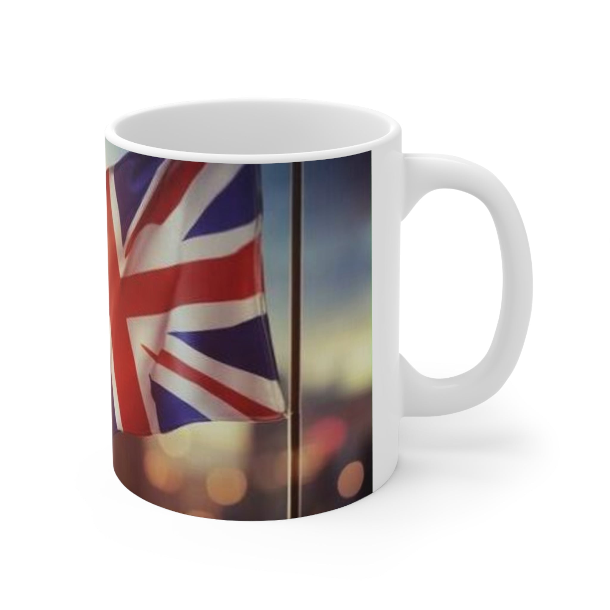 Union Jack Ceramic Mug — British Flag Coffee Cup (11oz & 15oz)