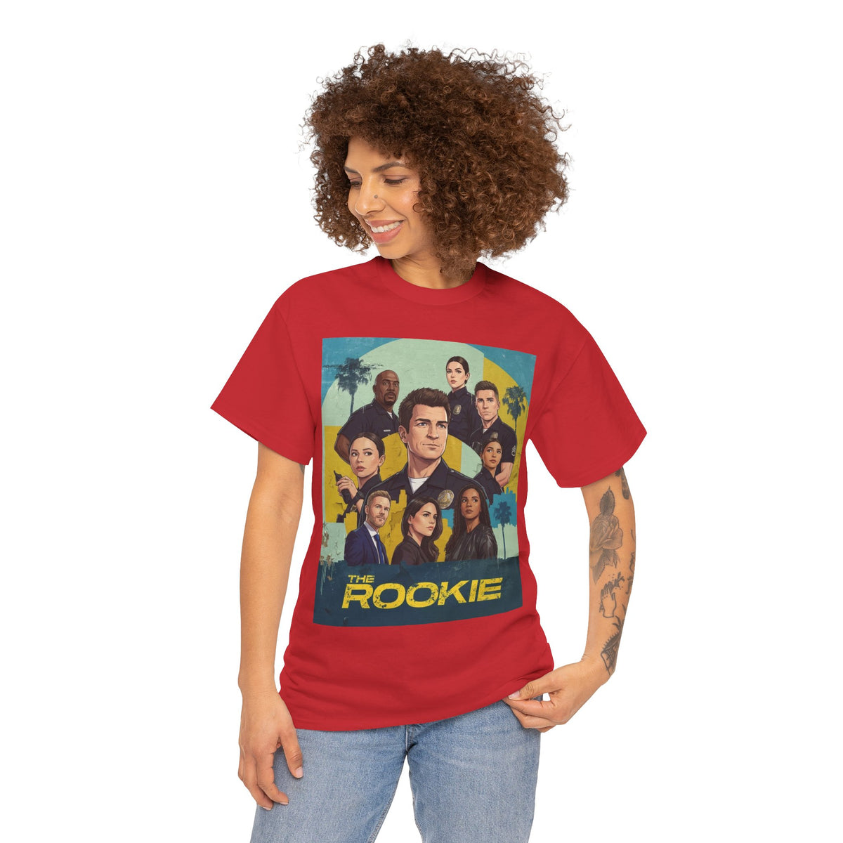 The Rookie TV Cast Graphic Tee — Vintage Poster Style Shirt